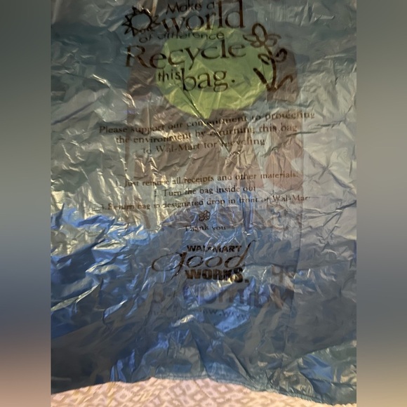 Vintage Wal-Mart Bags 3‎ Set Attached Never Used 2001 - Picture 5 of 10